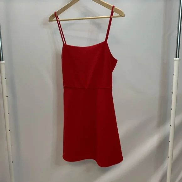 Wild Fable Red Spagetti Dress - Sz M - Picture 7 of 11